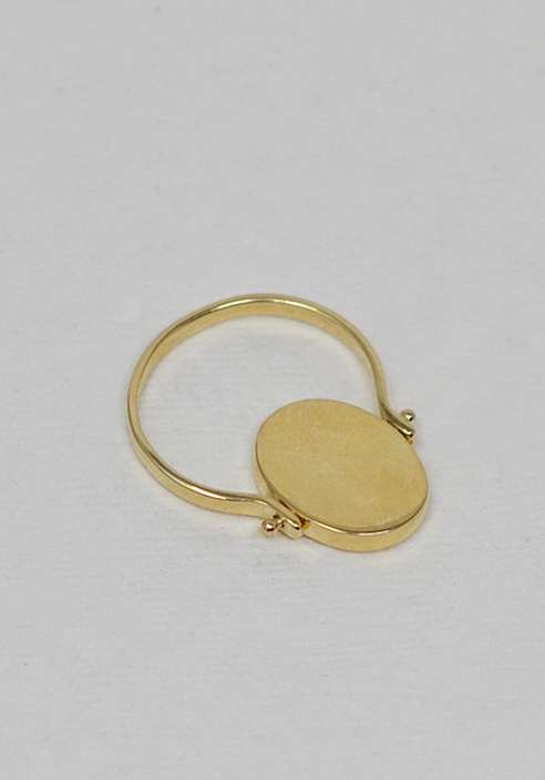 Rose & Lini MAITEA “SAINT TROPEZ” DOUBLE FACE GOLD RING 2025