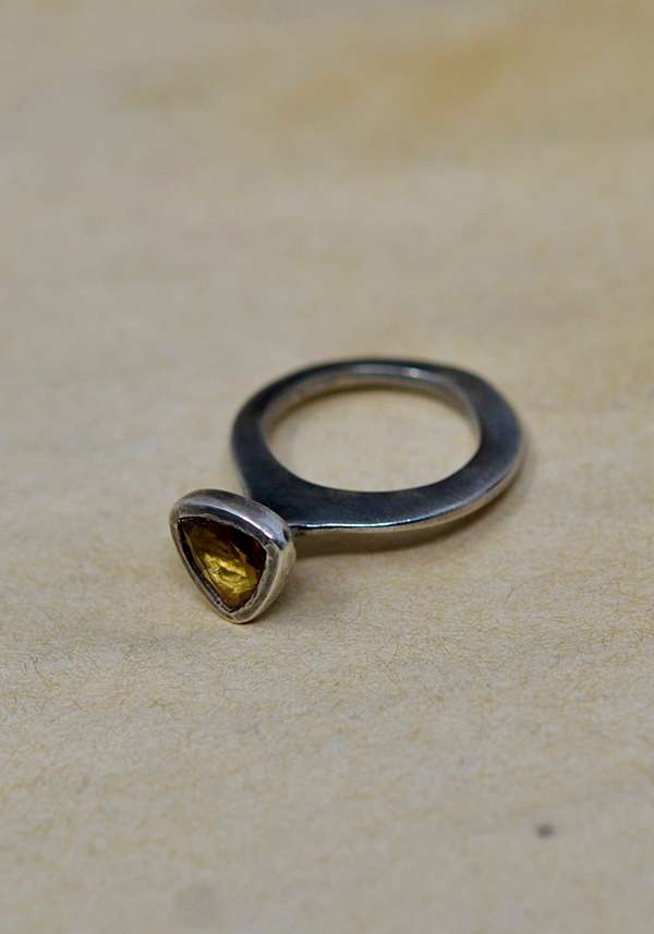 Rose & Lini ROSAMARIA SILVER AND QUARTZ “DEVINA” RING Soddisfazione Garantita