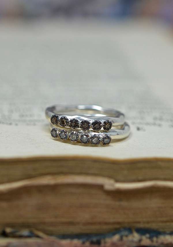 Rose & Lini ROSAMARIA COGNAC DIAMONDS “POPPY” RING Fino Al -60%