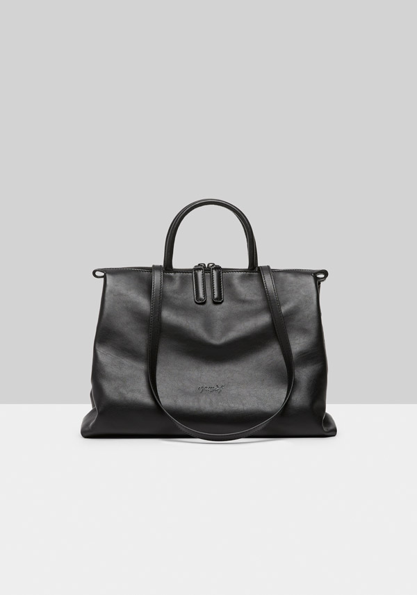 Rose & Lini MARSÈLL “4 DRITTA” BLACK LEATHER BAG Enormi sconti