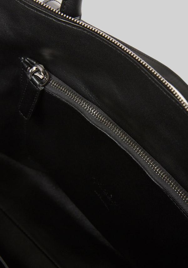Rose & Lini MARSÈLL “4 DRITTA” BLACK LEATHER BAG Enormi sconti