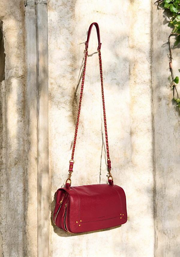 Rose & Lini JÉRÔME DREYFUSS “BOBI” RUBY LEATHER BAG Black Friday Prezzi