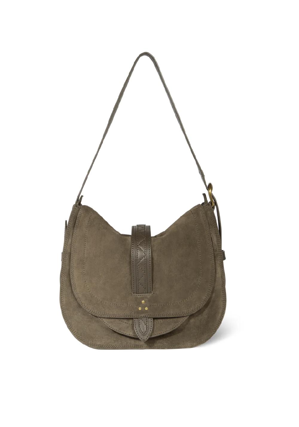 Rose & Lini JÉRÔME DREYFUSS “MARIO” SAVANE LEATHER BAG Italy