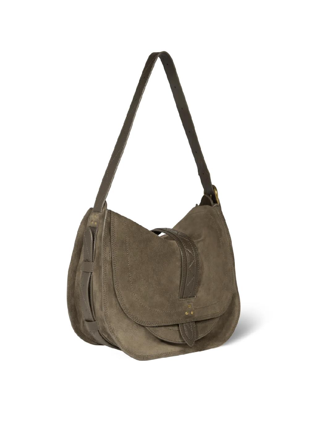Rose & Lini JÉRÔME DREYFUSS “MARIO” SAVANE LEATHER BAG Italy