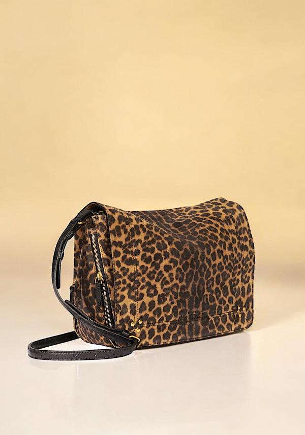 Rose & Lini JÉRÔME DREYFUSS “IGOR” LEOPARD SUEDE LEATHER BAG Acquista Ora