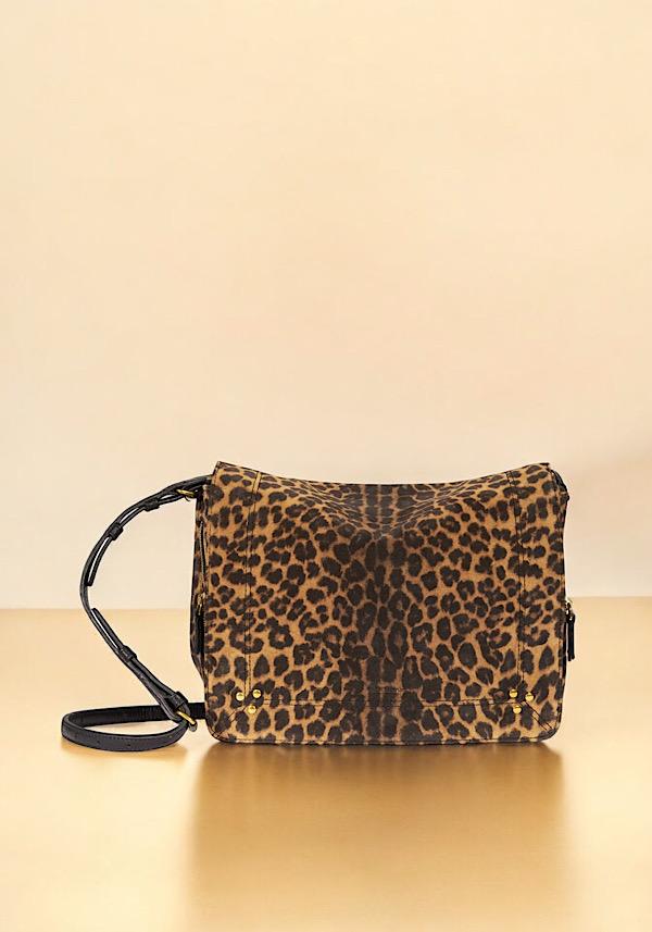 Rose & Lini JÉRÔME DREYFUSS “IGOR” LEOPARD SUEDE LEATHER BAG Acquista Ora