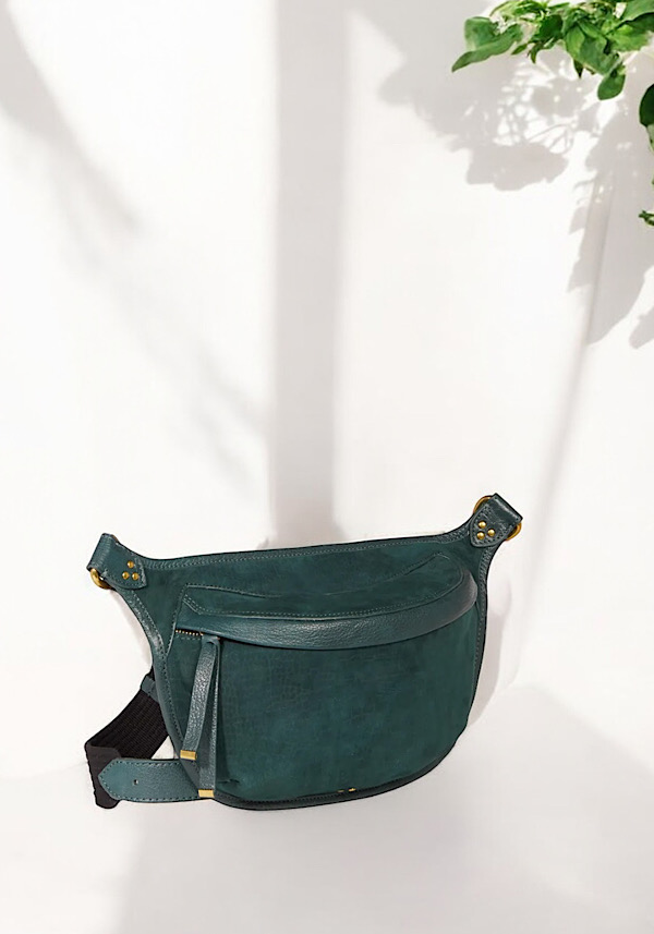 Rose & Lini JÉRÔME DREYFUSS “STAN BANANE” IMPRIMÈ CROCO CANARD BAG Prezzo Ridotto