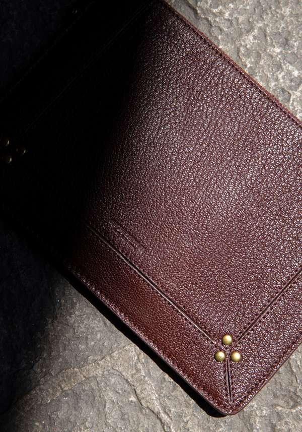 Rose & Lini JÉRÔME DREYFUSS “POPOCHE M” BORDEAUX GRAIN POUCH Sconto