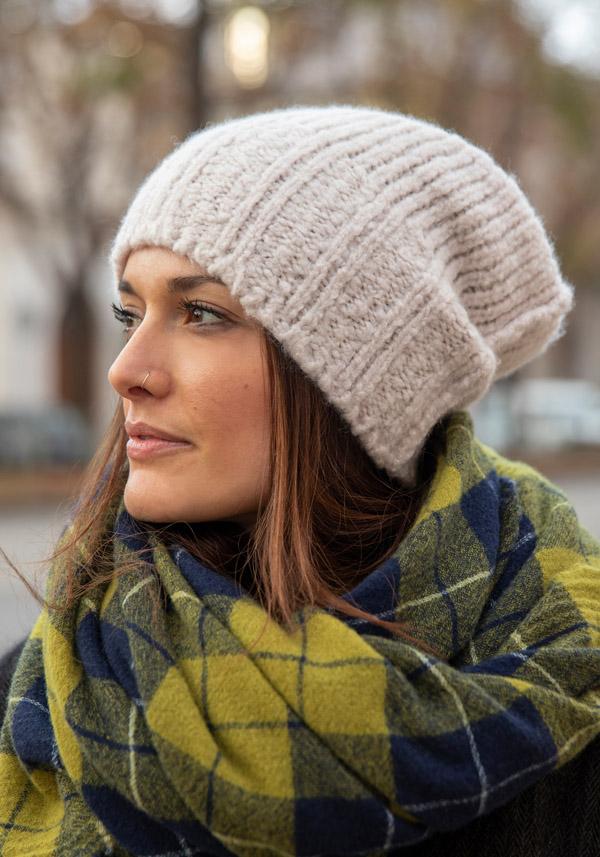 Rose & Lini DANIELAPI CASHMERE & SILK “IGLOO” DUST BEANIE Hotsell
