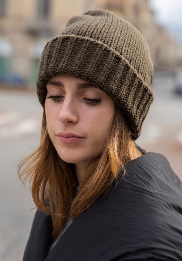 Rose & Lini DANIELAPI MERINO’S WOOL “RASATO” CAMO BEANIE I Più Venduti