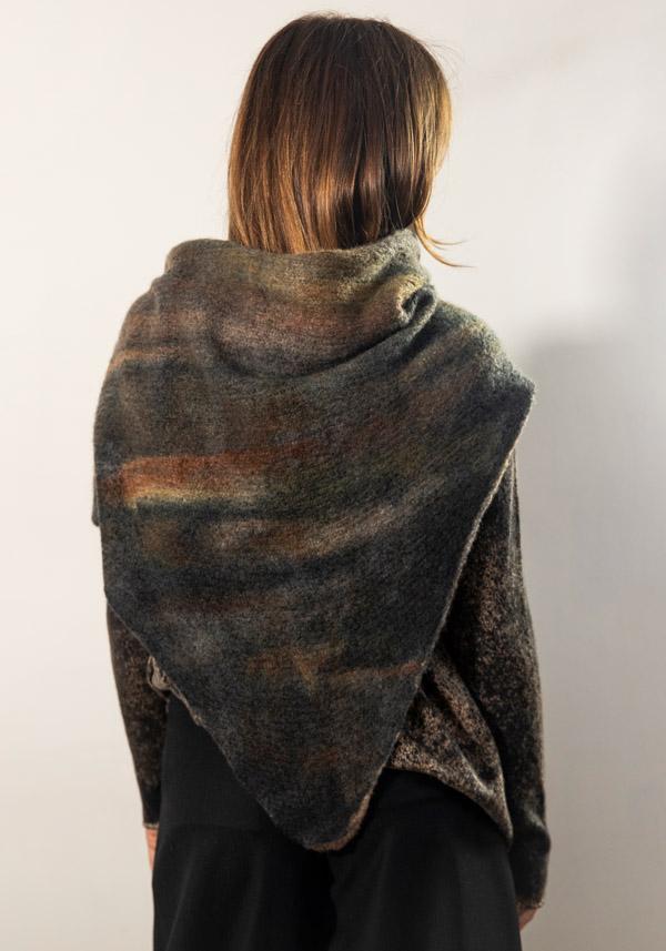 Rose & Lini FISSORE CASHMERE “MARIANNE” MULTICOLOR SCARF Moda