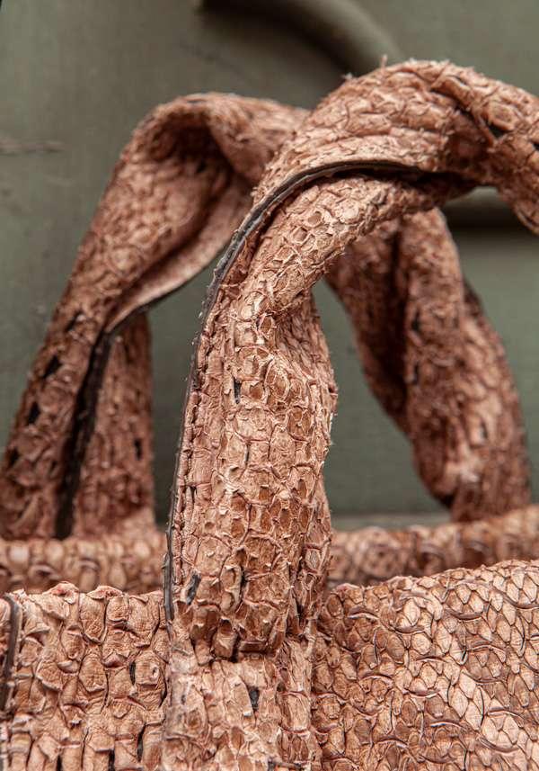 Rose & Lini SIMONA TAGLIAFERRI NUDE PYTHON SOFT BAG Cyber Monday