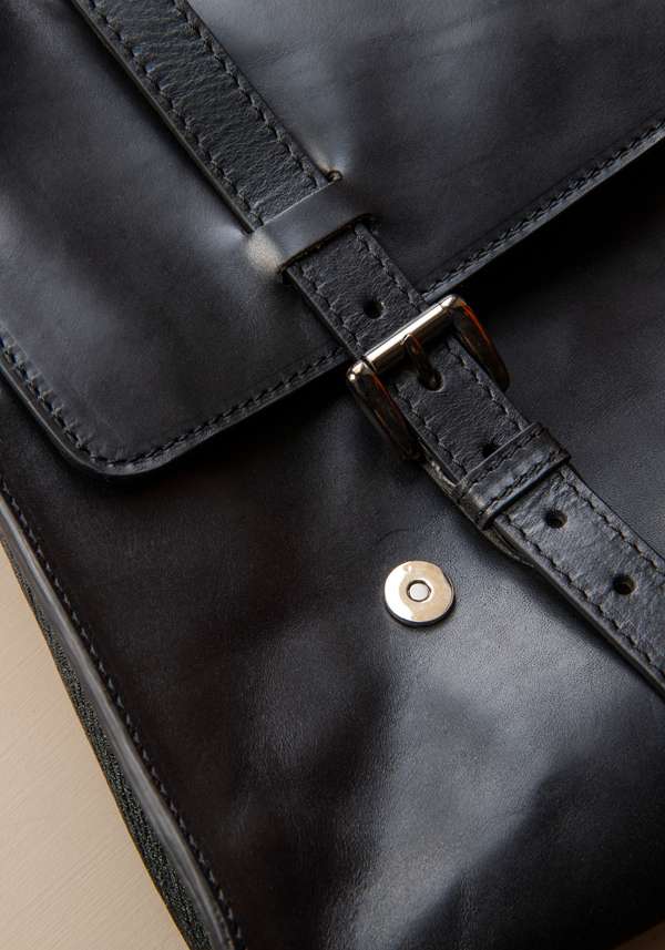 Rose & Lini NUMERO10 “MADEIRA” BLACK LEATHER BAG Offerta Giorno del Papà
