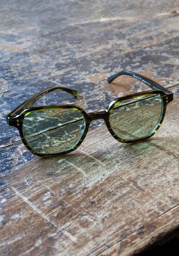 Rose & Lini DELIRIOUS “SCRIBA L” #3 GREEN SUNGLASSES In Saldo