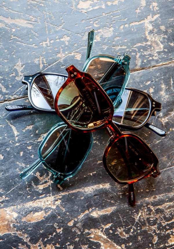 Rose & Lini DELIRIOUS “SCRIBA L” #3 GREEN SUNGLASSES In Saldo