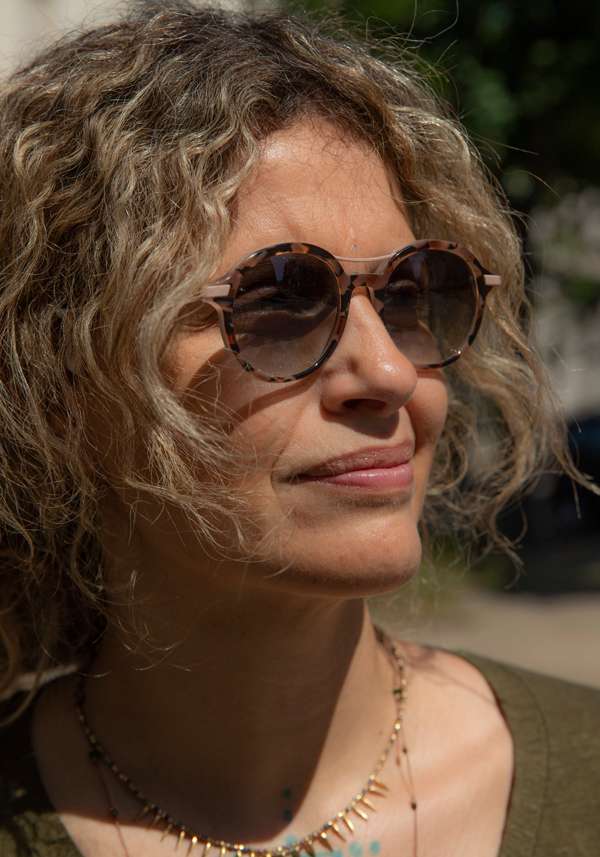 Rose & Lini NATHALIE BLANC “EDITH 144” SUNGLASSES Grande vendita