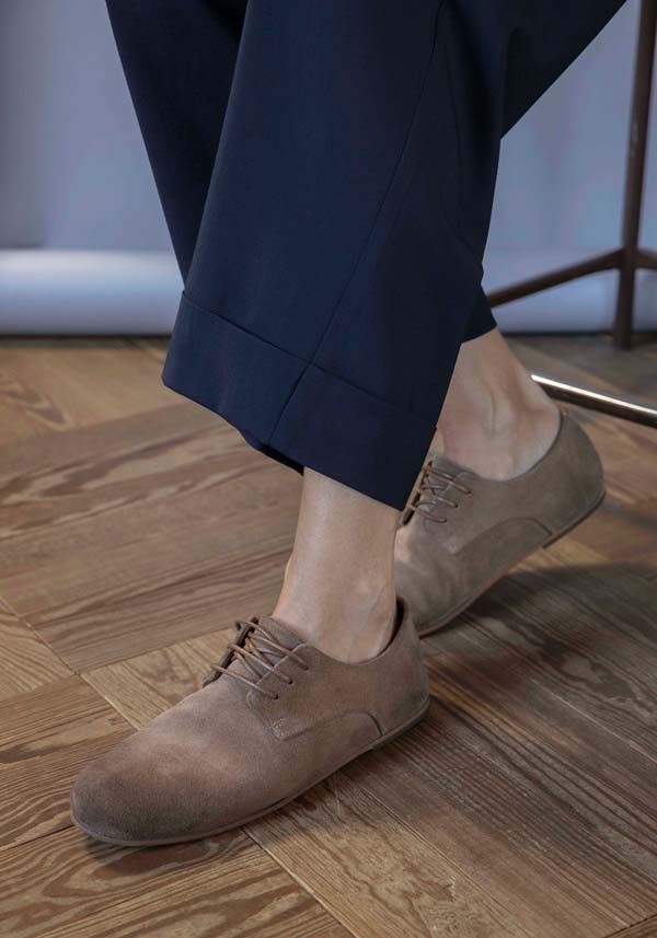 Rose & Lini MARSÈLL “STECCO BLOCCO” HAZELNUT SUEDE LEATHER SHOES Black Friday
