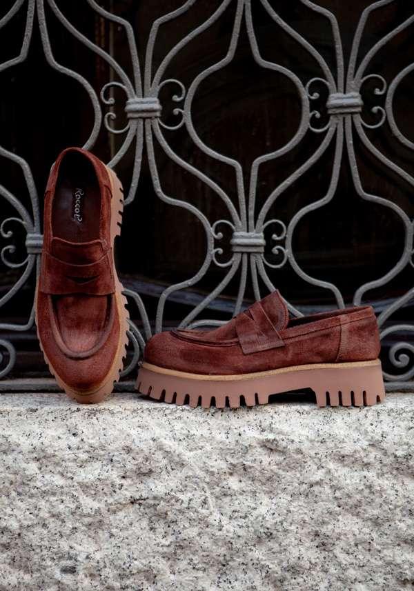 Rose & Lini ROCCO P. “BOCCADORO” SUEDE LOAFERS Online Outlet
