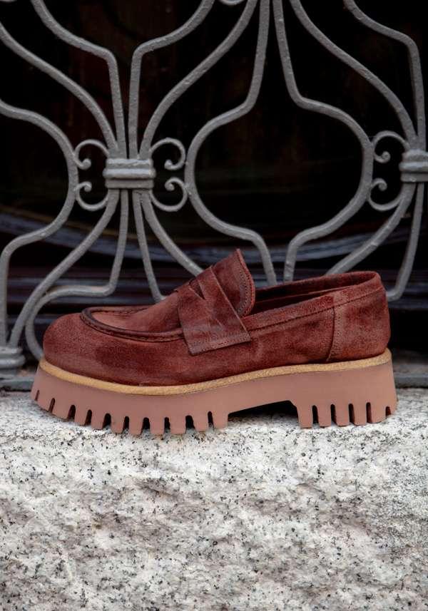 Rose & Lini ROCCO P. “BOCCADORO” SUEDE LOAFERS Online Outlet