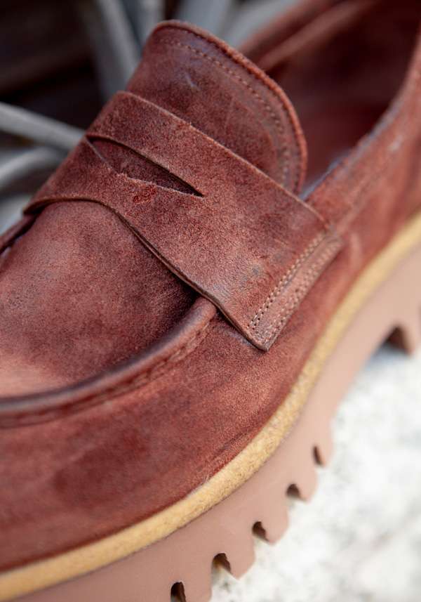Rose & Lini ROCCO P. “BOCCADORO” SUEDE LOAFERS Online Outlet