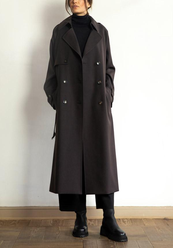 Rose & Lini N8 BABY WOOL “COAT 2100” ESPRESSO Super Saving Price
