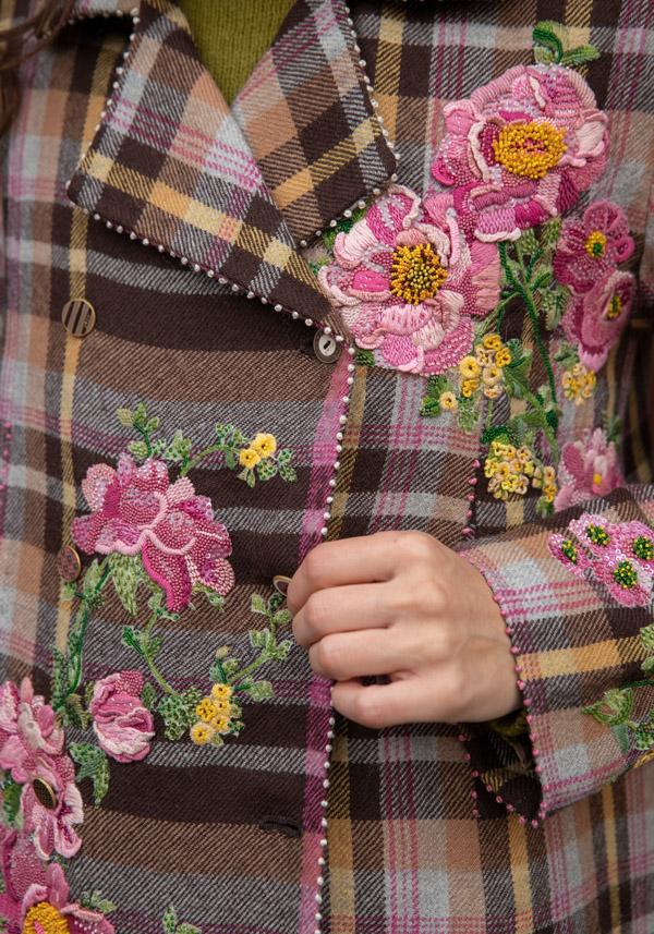 Rose & Lini PERO WOOL EMBROIDERED “JACKET MA03” MUSTARD Offerta settimanale