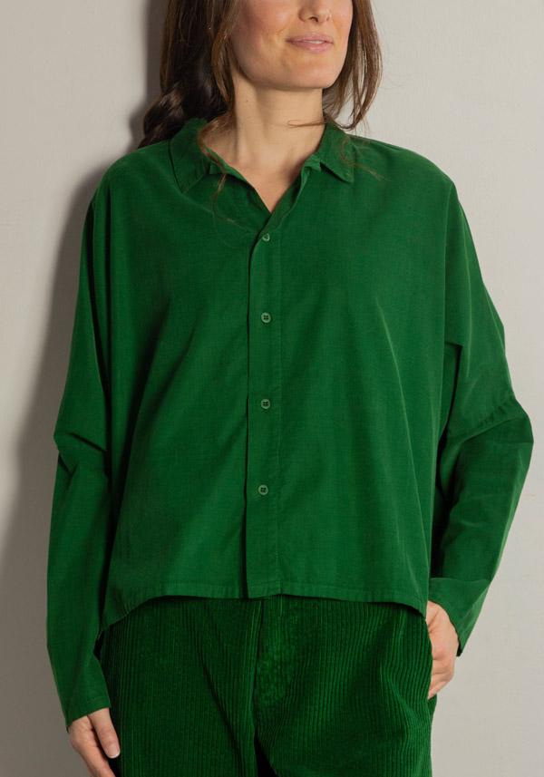 Rose & Lini LABO ART COTTON “TINA” PINE SHIRT Rilascio limitato