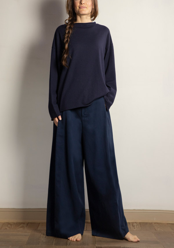 Rose & Lini LABO ART WOOL “PIMPA” ATLANTIC SWEATER Latest stili