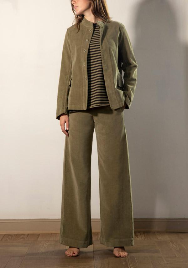 Rose & Lini LABO ART COTTON “DIANA” PANTS BONSAI Ultimo giorno