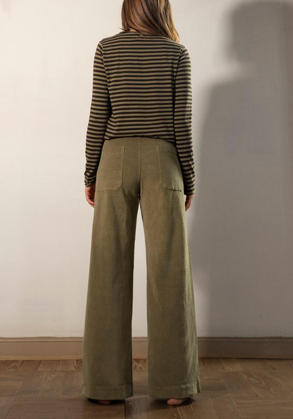 Rose & Lini LABO ART COTTON “DIANA” PANTS BONSAI Ultimo giorno