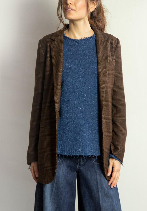Rose & Lini KILTIE WOOL “LUCAS” BROWN & BLACK JACKET 50% di sconto con spedizione gratuita
