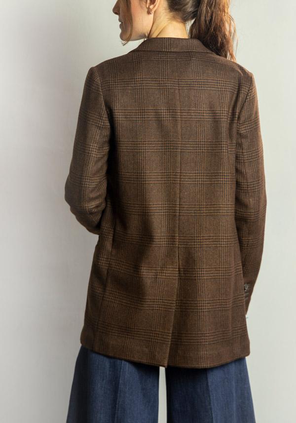 Rose & Lini KILTIE WOOL “LUCAS” BROWN & BLACK JACKET 50% di sconto con spedizione gratuita