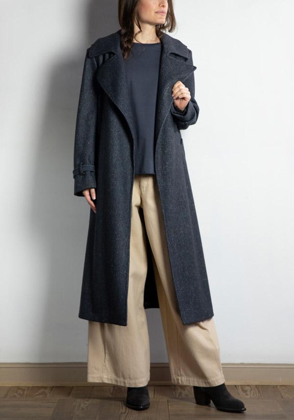Rose & Lini KILTIE WOOL “NEW COLIN” BLUE COAT Trasporto libero internazionale