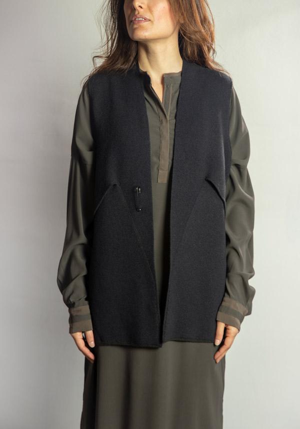 Rose & Lini OYUNA REVERSIBLE CASHMERE “JACKET MUNDAT” FOREST & OCEAN 50% di sconto per tempo limitato