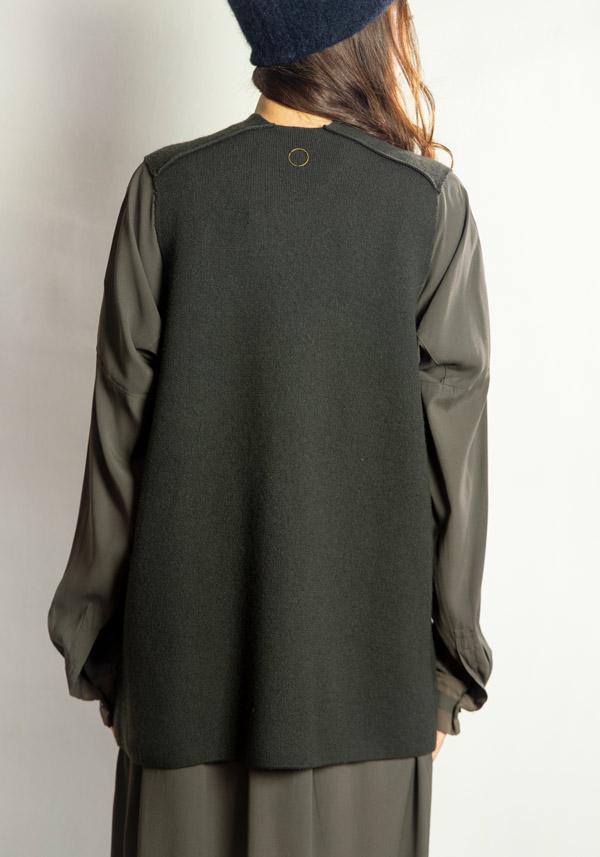 Rose & Lini OYUNA REVERSIBLE CASHMERE “JACKET MUNDAT” FOREST & OCEAN 50% di sconto per tempo limitato