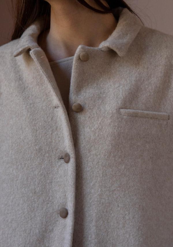 Rose & Lini APUNTOB WOOL & CASHMERE “JACKET 1826” NATURAL Qualità Garantita
