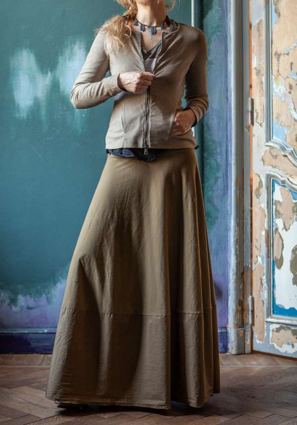 Rose & Lini GIORGIO BRATO MUD SUEDE LEATHER JACKET Negozi Online