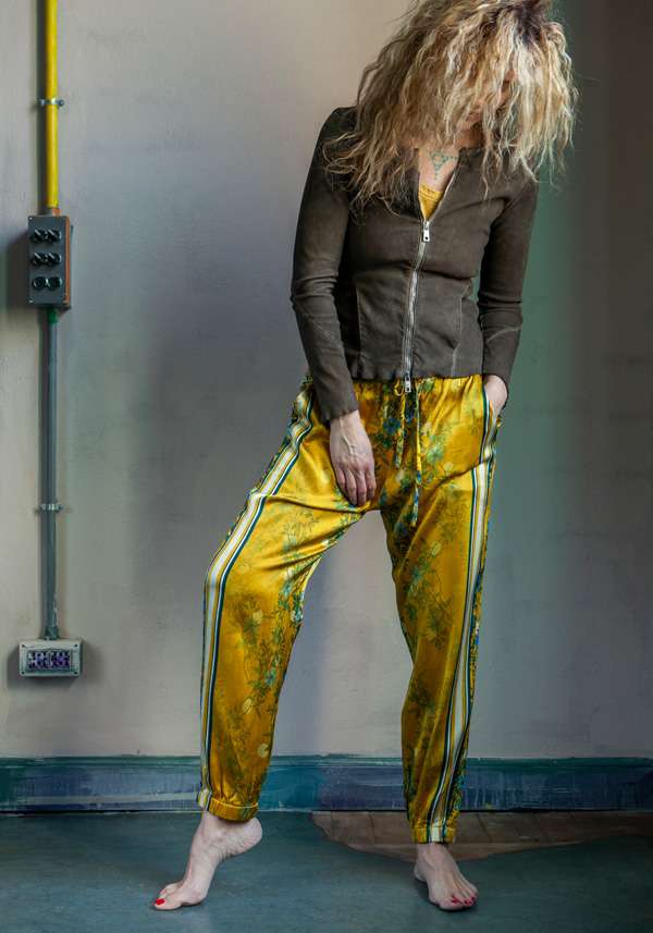 Rose & Lini GIORGIO BRATO PALM LEATHER 7912 JACKET Fino Al -60%