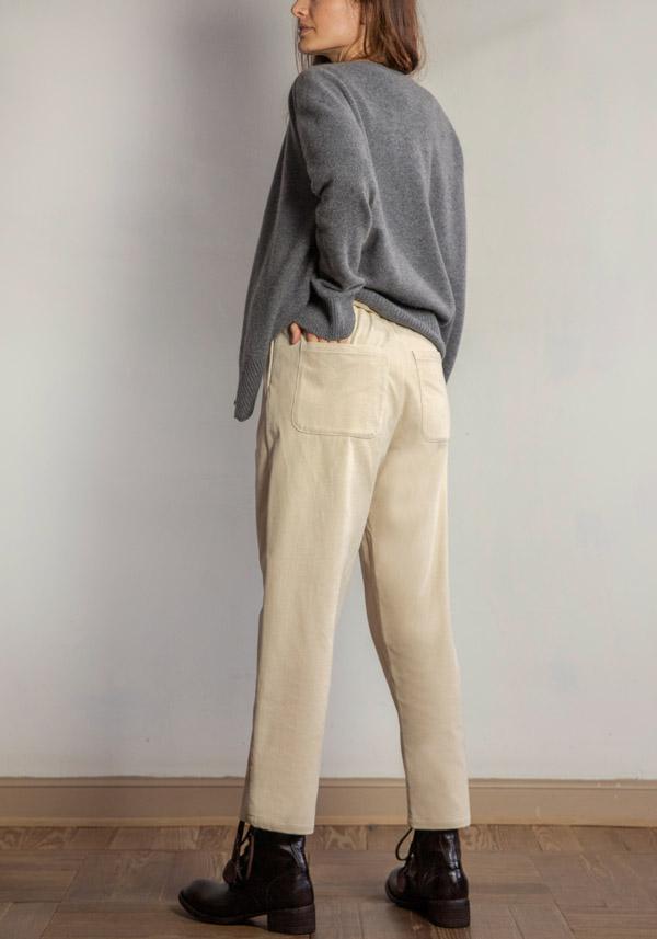 Rose & Lini APUNTOB COTTON “PANTS 1002” NATURAL Offerta