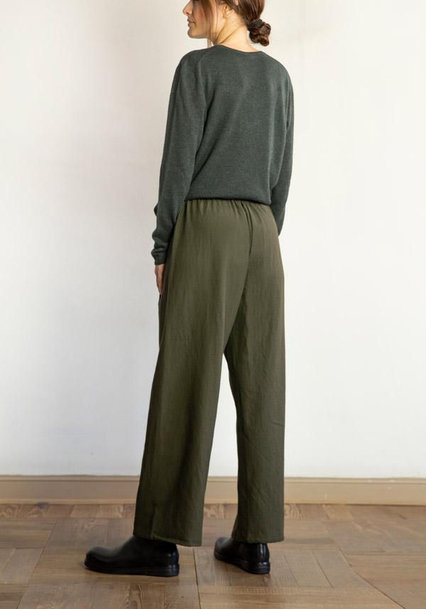 Rose & Lini APUNTOB COTTON & WOOL “PANTS 1382” MILITARY Online