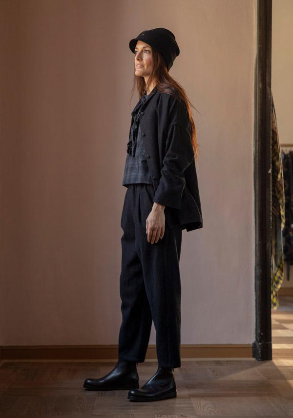 Rose & Lini APUNTOB WOOL “PANTS 1002” BLACK Outlet