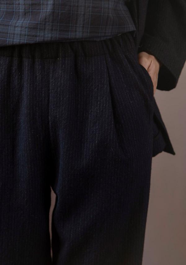 Rose & Lini APUNTOB WOOL “PANTS 1002” BLACK Outlet