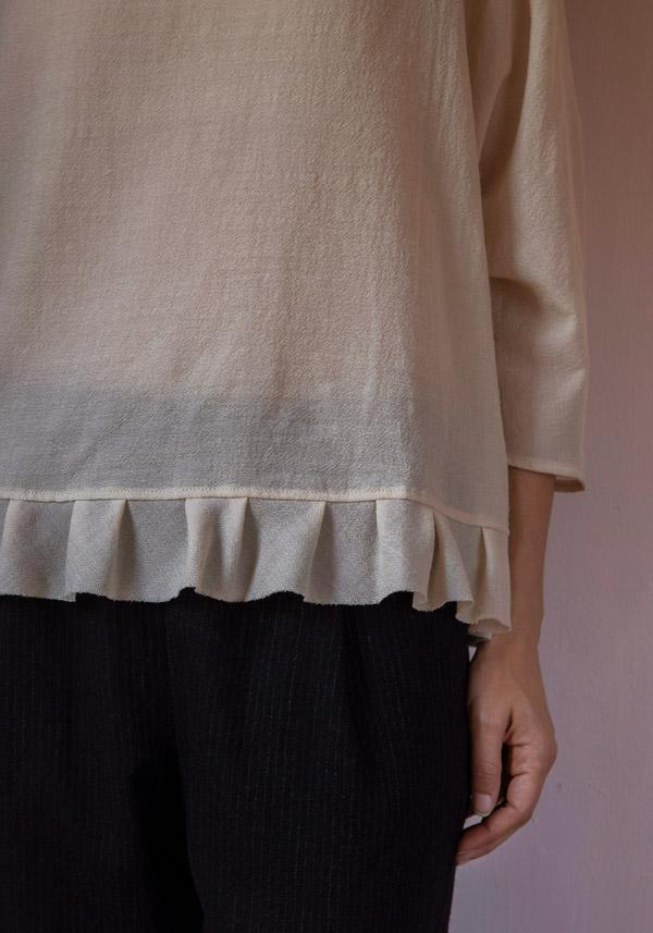 Rose & Lini APUNTOB WOOL “SHIRT 1911” NATURAL In Vendita