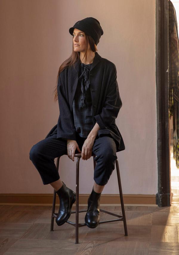 Rose & Lini APUNTOB WOOL “JACKET 1752” BLACK Flash Sale