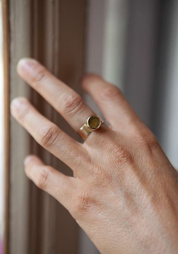 Rose & Lini MAITEA “BAND” QUARTZ RING Offerta Giorno del Papà