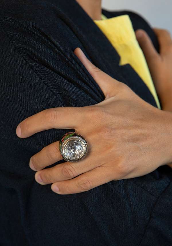 Rose & Lini SIMONA TAGLIAFERRI “CARONTE” HAND-DRAWN RING Offerta San Valentino