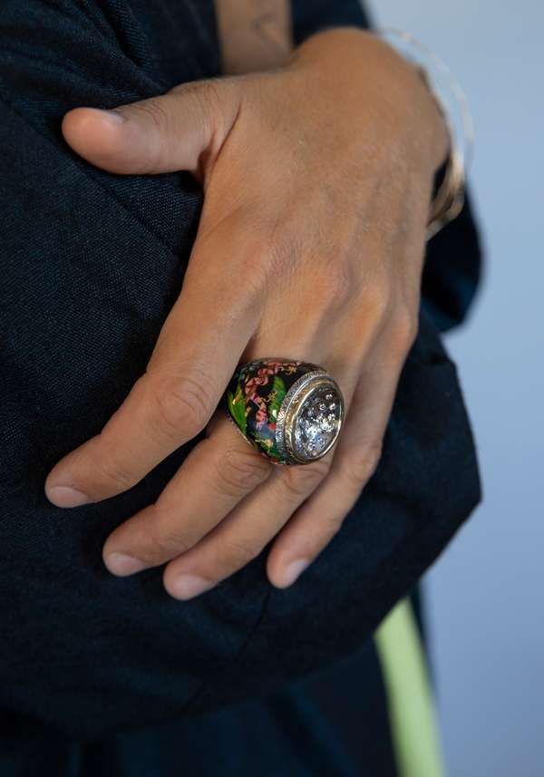 Rose & Lini SIMONA TAGLIAFERRI “CARONTE” HAND-DRAWN RING Offerta San Valentino
