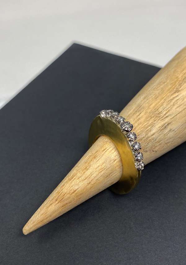 Rose & Lini ROSAMARIA “BRENNON” DIAMONDS COPPER RING Sconti VIP
