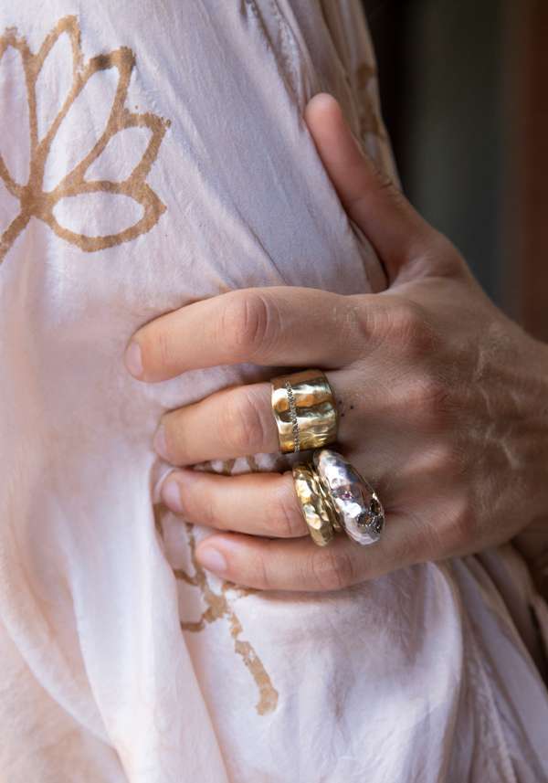 Rose & Lini ROSAMARIA “BRENNY” COPPER RING Prezzo basso