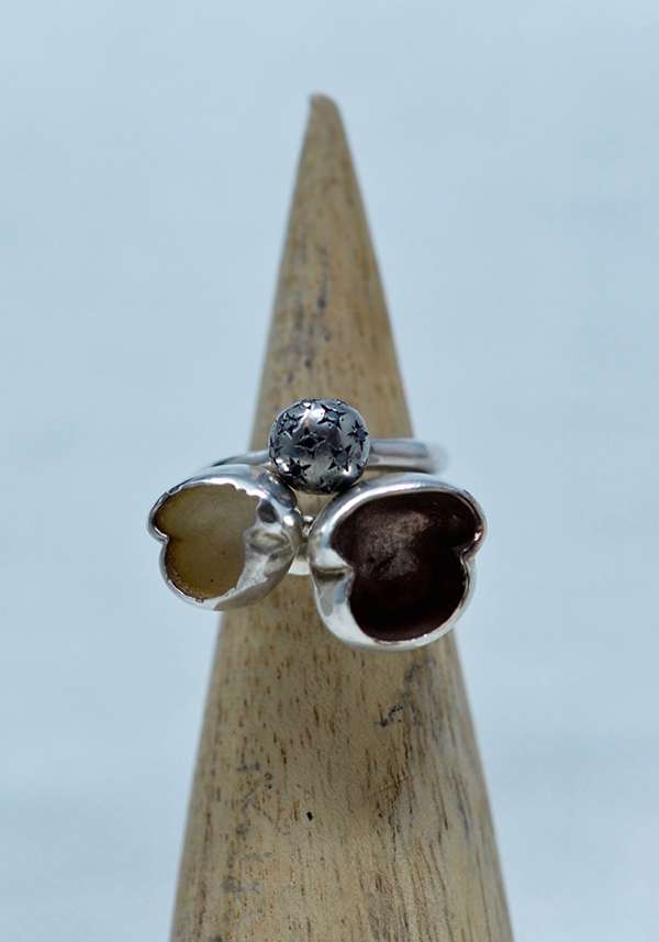 Rose & Lini ROSAMARIA SILVER AND DIAMOND “ALEPO” RING Ultimi due giorni